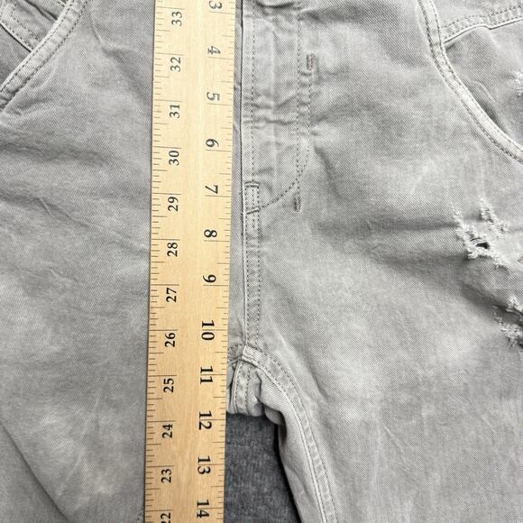 Diesel Fayza Relaxed Boyfriend Low Waist Jeans Womens 30* (tag 26) Gray Thrashed - Picture 9 of 14